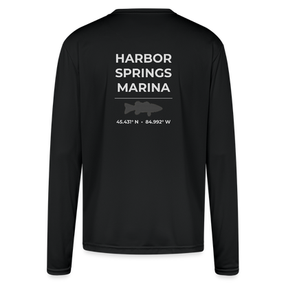 HARBOR SPRINGS MARINA PERFORMANCE LONG SLEEVE - black