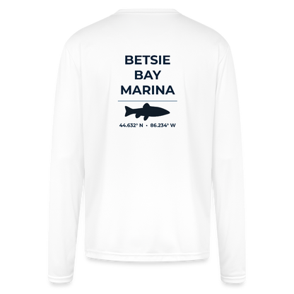 BETSIE BAY MARINA PERFORMANCE LONG SLEEVE - white