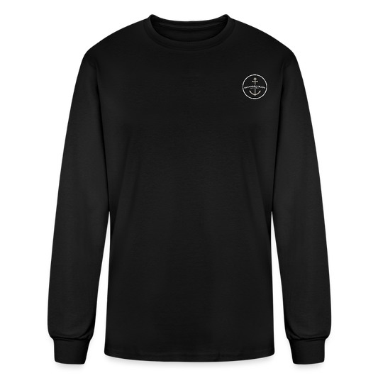MACKINAC ISLAND MARINA LONG SLEEVE T-SHIRT - black