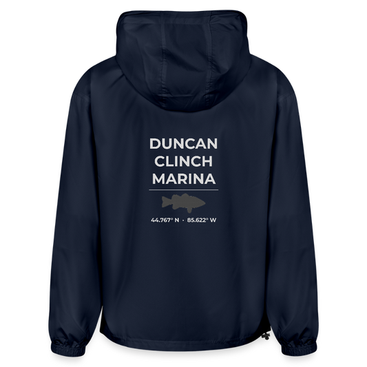 DUNCAN L. CLINCH MARINA PACKABLE HALF-ZIP JACKET - french navy
