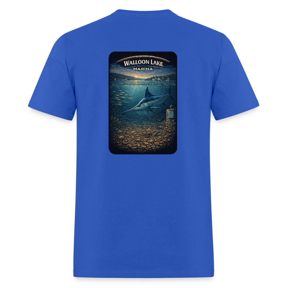 Walloon Lake Marina T-Shirt | Michigan Marina Series - royal blue