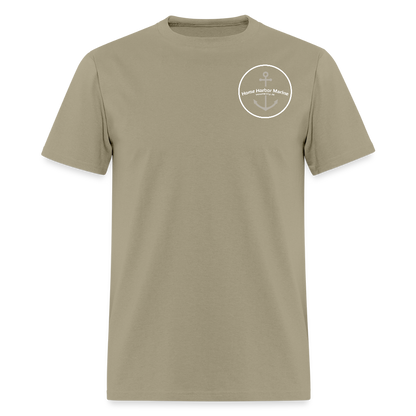 Mackinac Island Marina T-Shirt | Michigan Marina Series - khaki