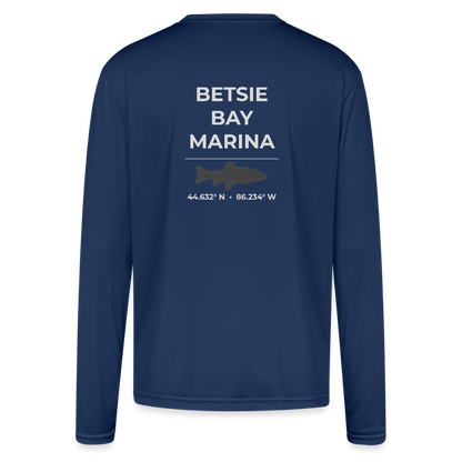 BETSIE BAY MARINA PERFORMANCE LONG SLEEVE - navy