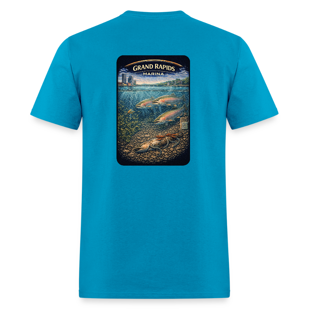 Grand Rapids Marina T-Shirt | Michigan Marina Series - turquoise