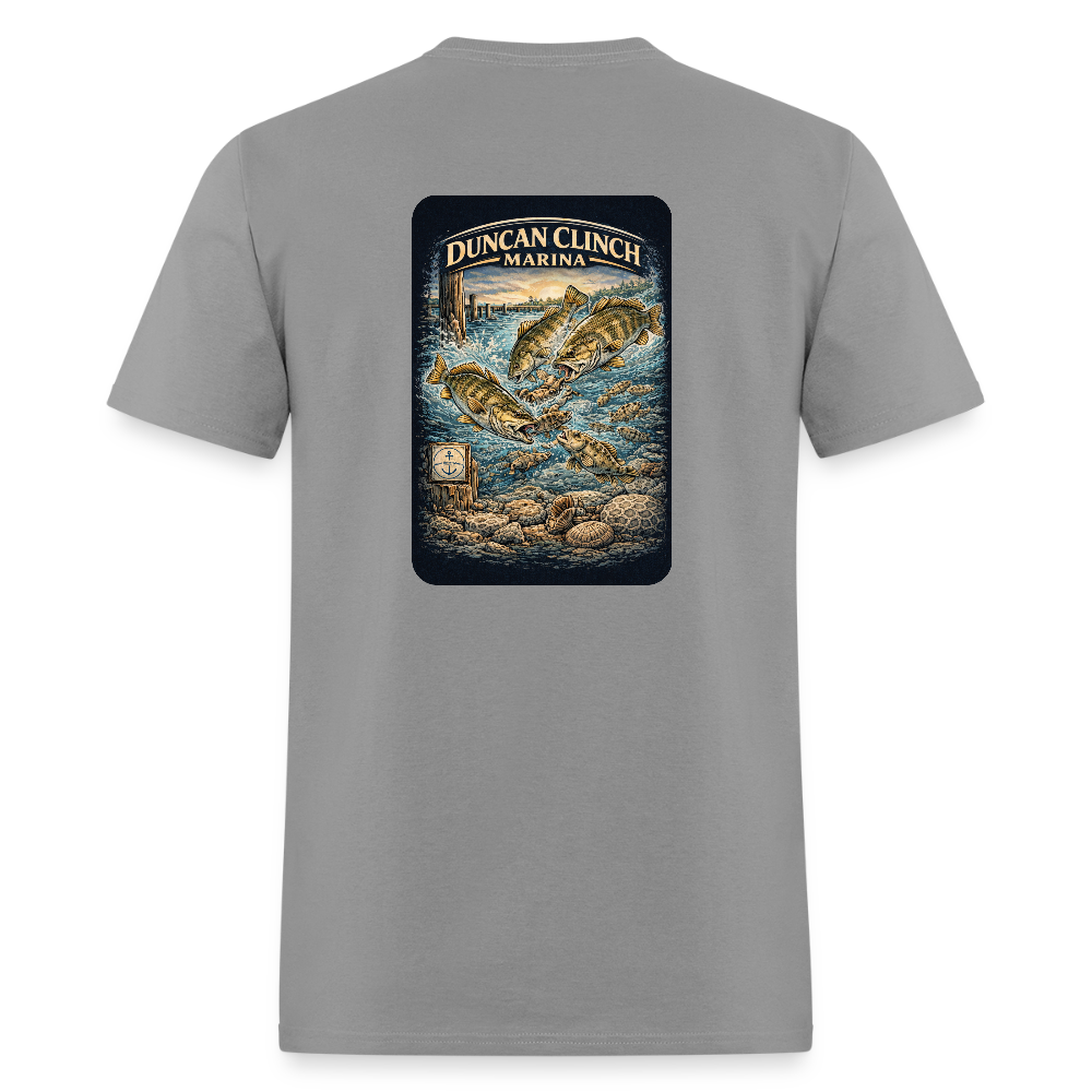 Duncan Clinch Marina T-Shirt | Lake Michigan Coastal Heritage - rock