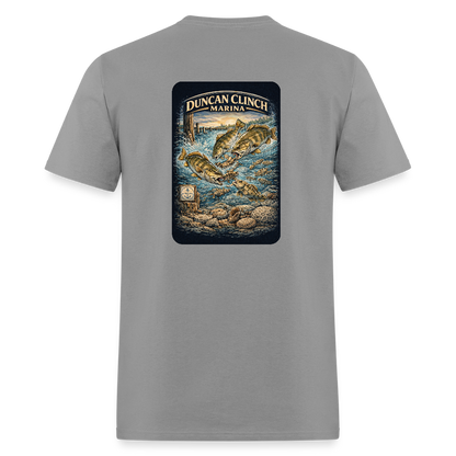 Duncan Clinch Marina T-Shirt | Lake Michigan Coastal Heritage - rock