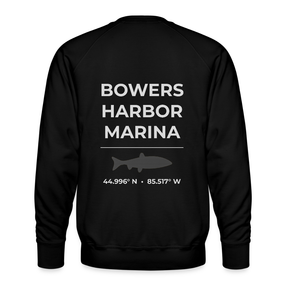 BOWERS HARBOR MARINA PREMIUM CREW SWEATSHIRT - black