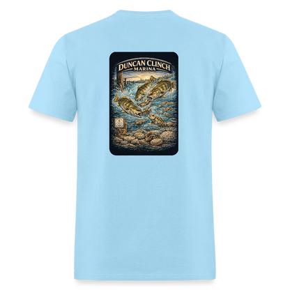Duncan Clinch Marina T-Shirt | Lake Michigan Coastal Heritage - powder blue
