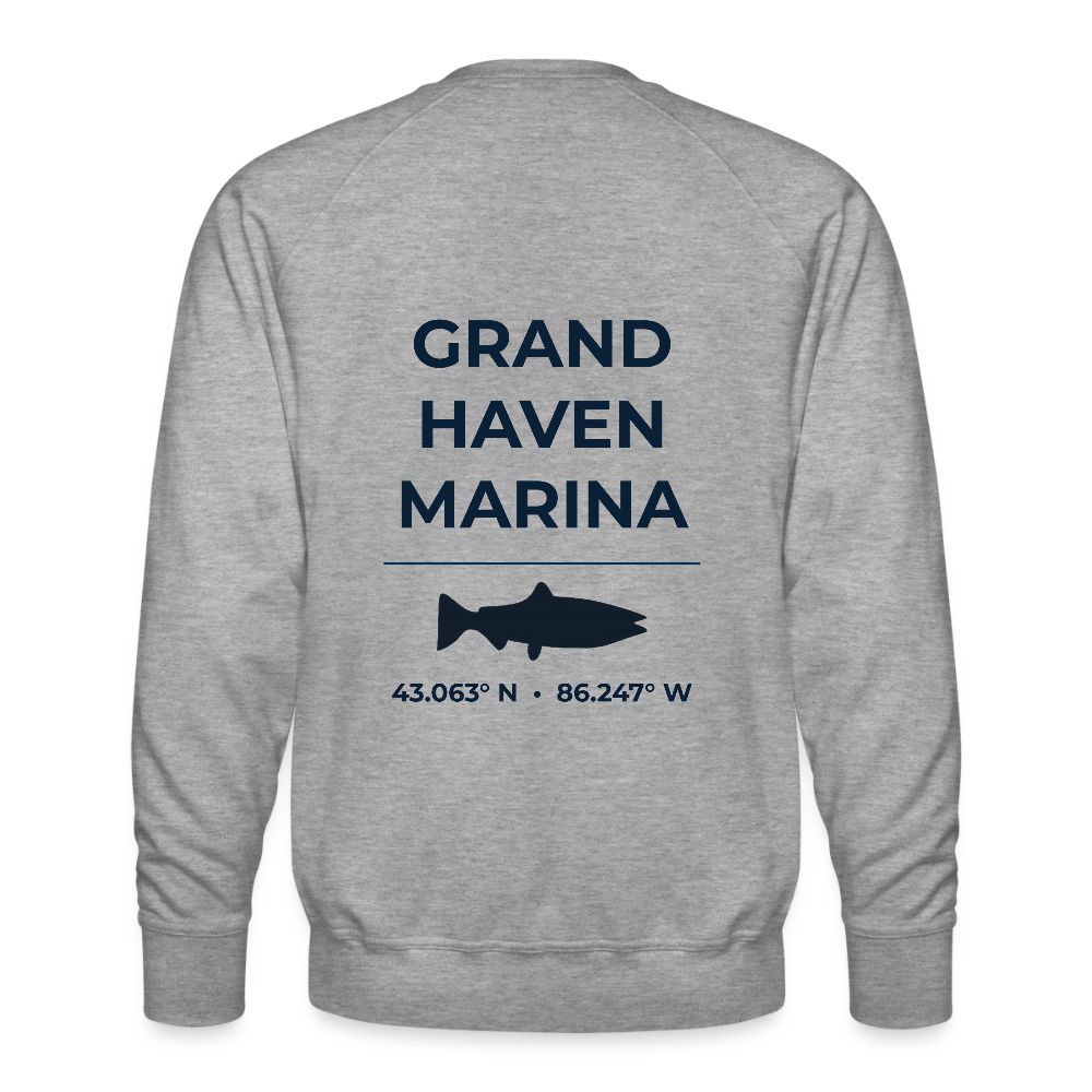 GRAND HAVEN MARINA PREMIUM CREW SWEATSHIRT - heather grey