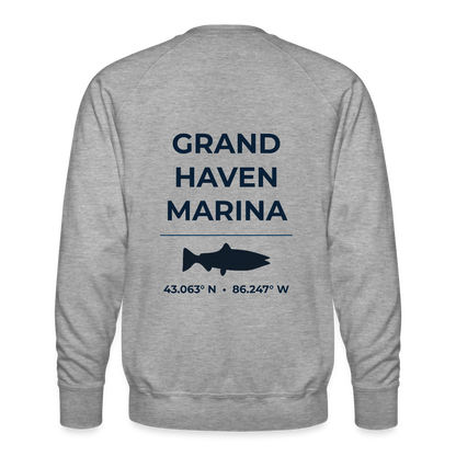 GRAND HAVEN MARINA PREMIUM CREW SWEATSHIRT - heather grey