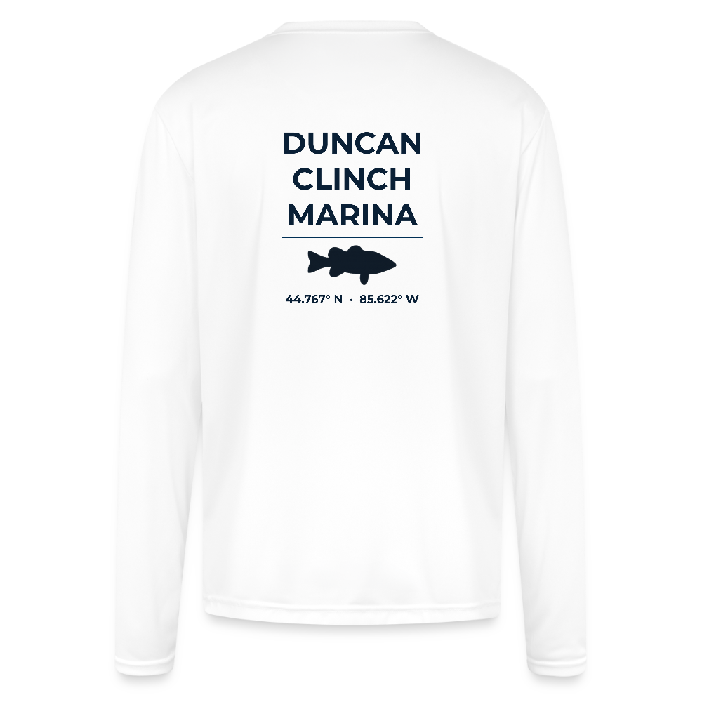 DUNCAN L. CLINCH MARINA PERFORMANCE LONG SLEEVE - white