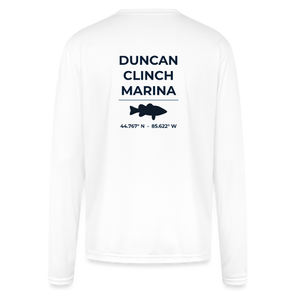 DUNCAN L. CLINCH MARINA PERFORMANCE LONG SLEEVE - white
