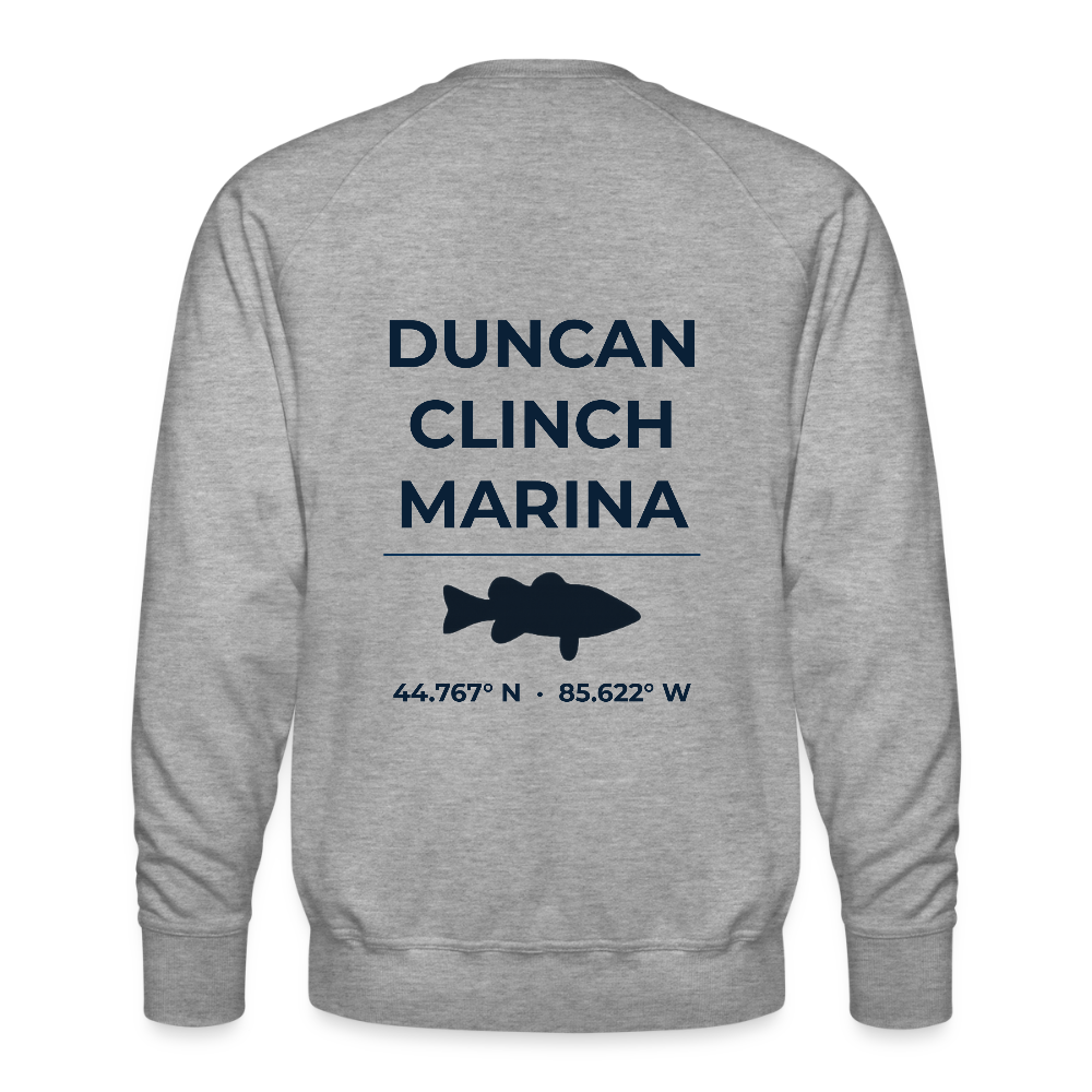 DUNCAN L. CLINCH MARINA PREMIUM CREW SWEATSHIRT - heather grey
