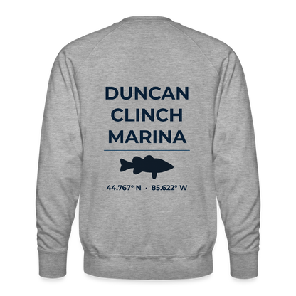 DUNCAN L. CLINCH MARINA PREMIUM CREW SWEATSHIRT - heather grey