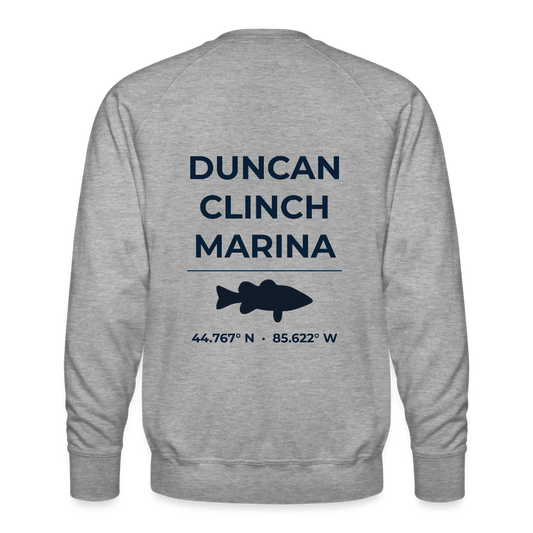 DUNCAN L. CLINCH MARINA PREMIUM CREW SWEATSHIRT - heather grey
