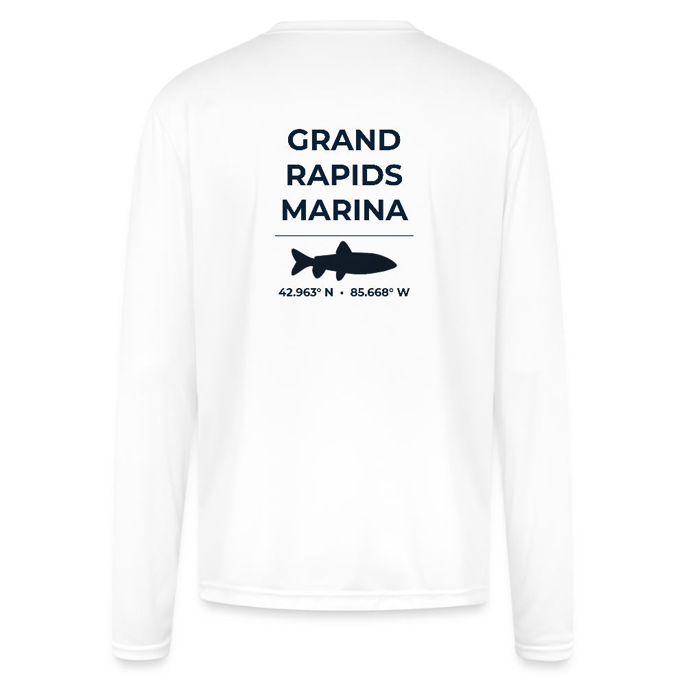 GRAND RAPIDS MARINA PERFORMANCE LONG SLEEVE - white