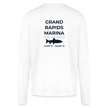 GRAND RAPIDS MARINA PERFORMANCE LONG SLEEVE - white