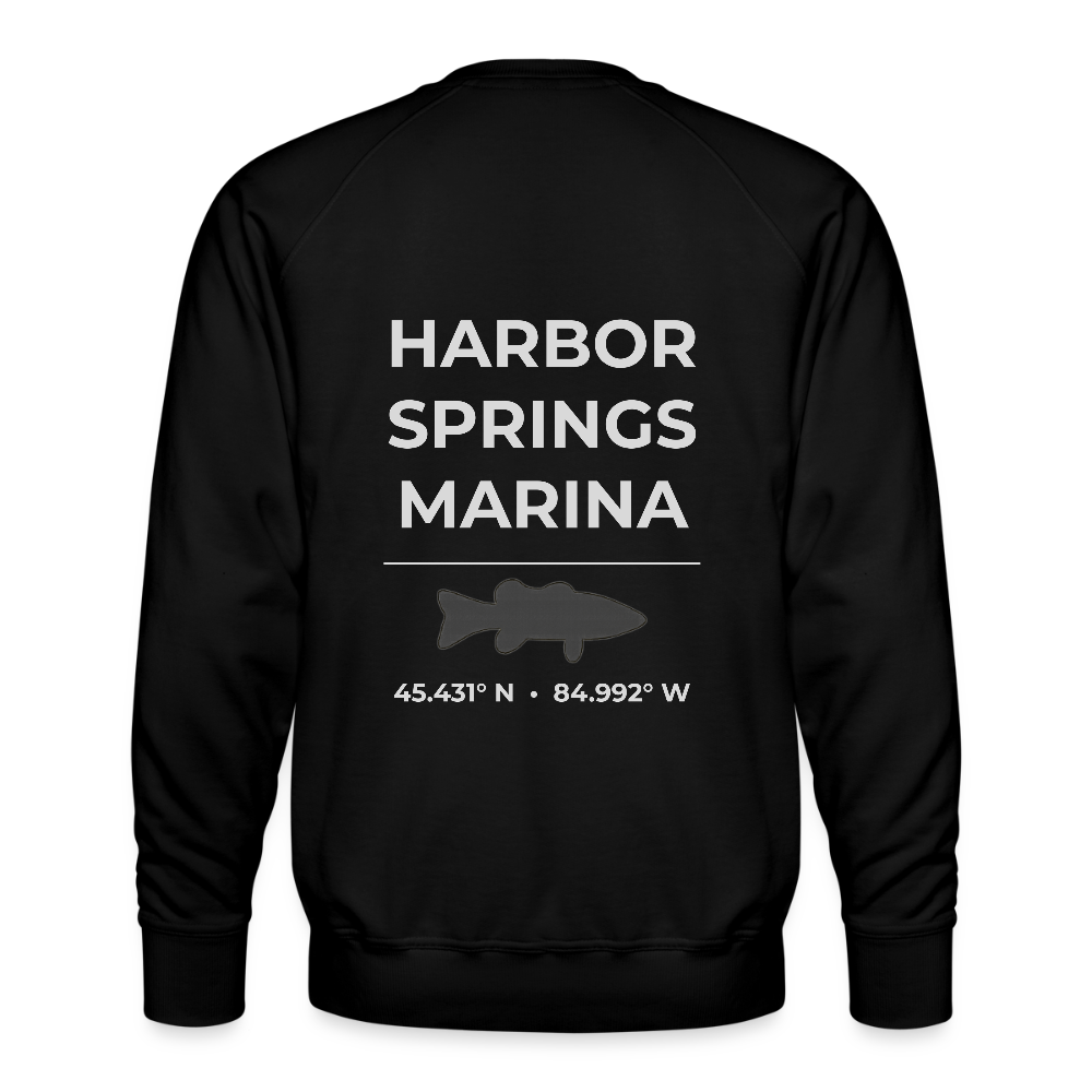 HARBOR SPRINGS MARINA PREMIUM CREW SWEATSHIRT - black