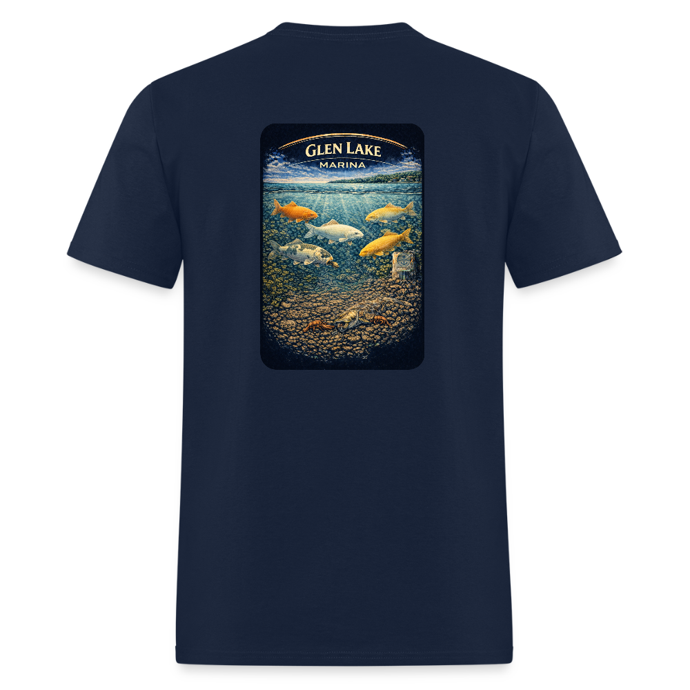 Glen Lake Marina T-Shirt | Michigan Marina Series - navy
