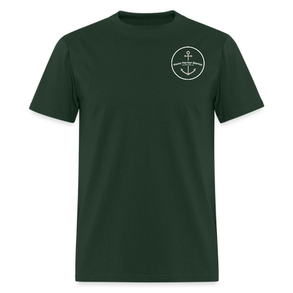 Petoskey Marina T-Shirt | Michigan Marina Series - forest green