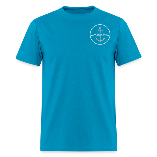 Harbor Springs Marina T-Shirt | Michigan Marina Series - turquoise