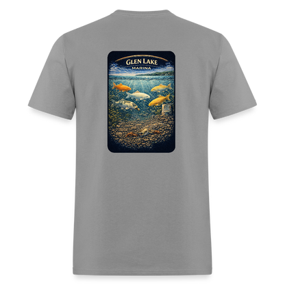Glen Lake Marina T-Shirt | Michigan Marina Series - rock
