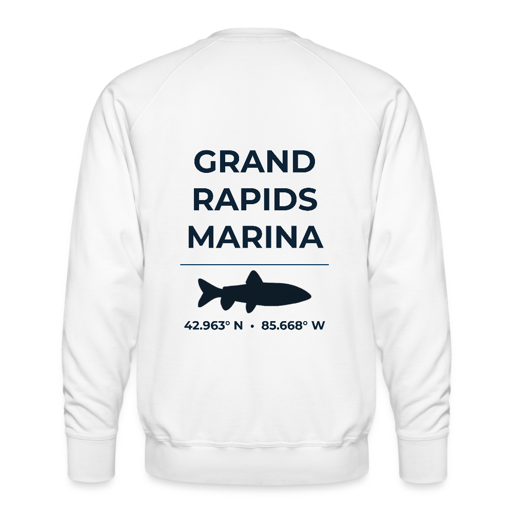GRAND RAPIDS MARINA PREMIUM CREW SWEATSHIRT - white