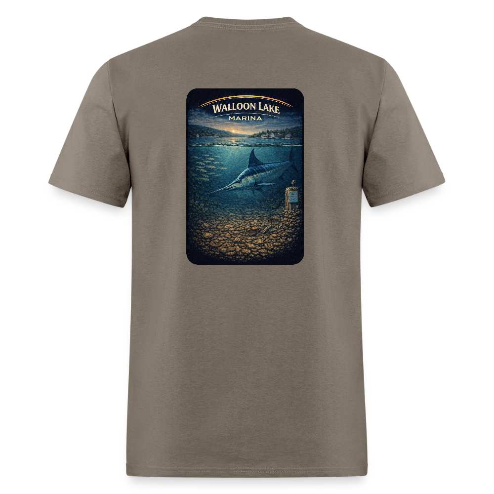 Walloon Lake Marina T-Shirt | Michigan Marina Series - safari