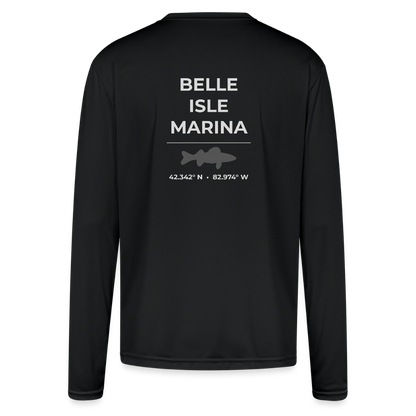 BELLE ISLE MARINA PERFORMANCE LONG SLEEVE - black