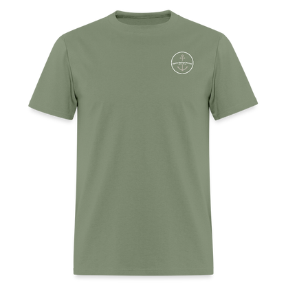 Grand Haven Marina T-Shirt | Michigan Marina Series - military green
