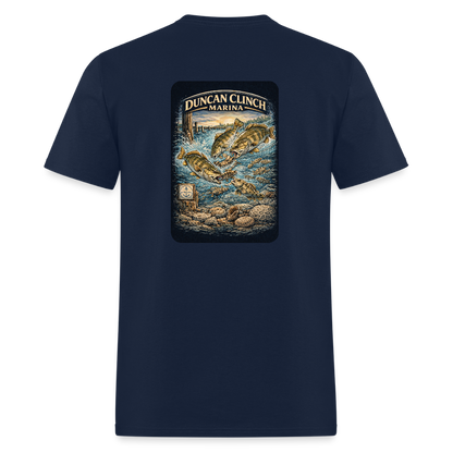 Duncan Clinch Marina T-Shirt | Lake Michigan Coastal Heritage - navy