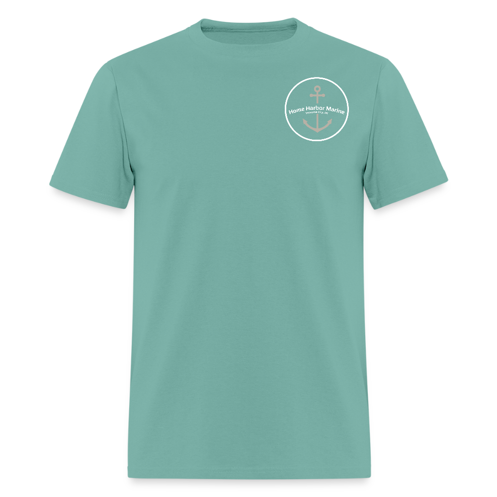 Manitou Island Marina T-Shirt | Michigan Marina Series - aquatic