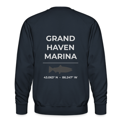 GRAND HAVEN MARINA PREMIUM CREW SWEATSHIRT - navy