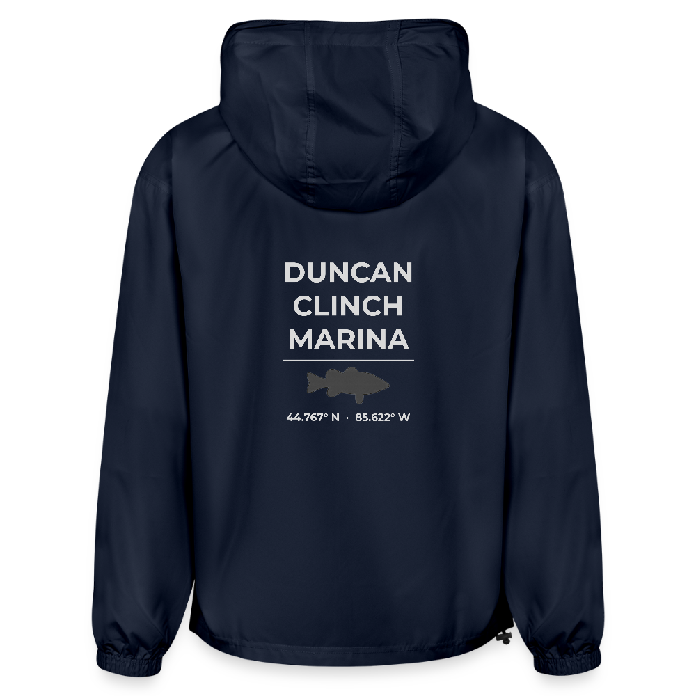 DUNCAN L. CLINCH MARINA PACKABLE HALF-ZIP JACKET - french navy
