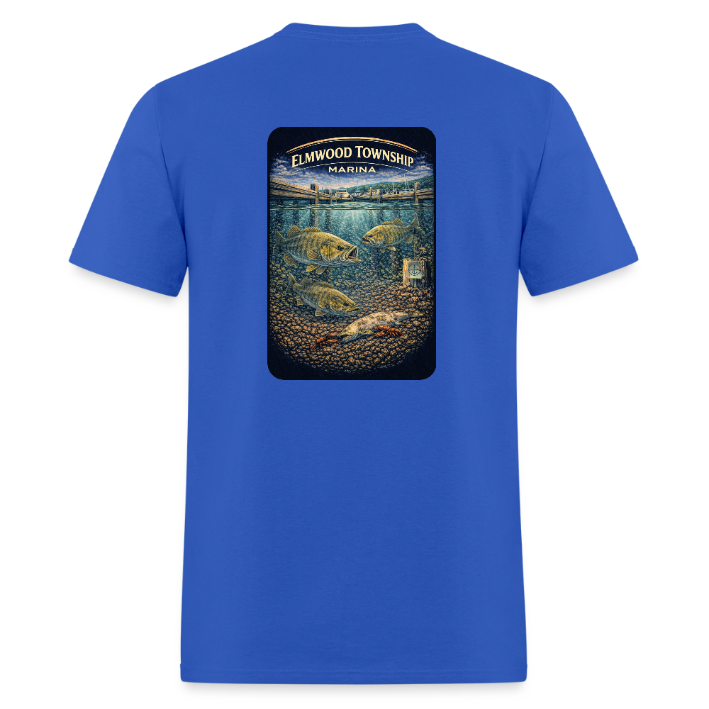 Elmwood Township Marina T-Shirt | Michigan Marina Series - royal blue