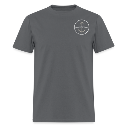 Grand Rapids Marina T-Shirt | Michigan Marina Series - charcoal