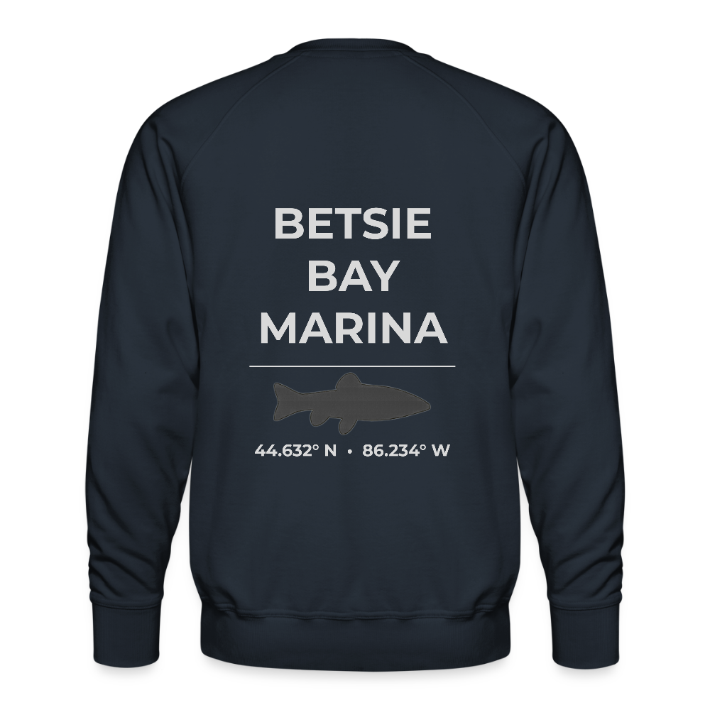BETSIE BAY MARINA PREMIUM CREW SWEATSHIRT - navy