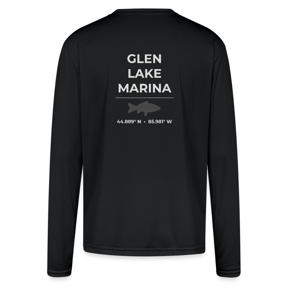 GLEN LAKE MARINA PERFORMANCE LONG SLEEVE - black