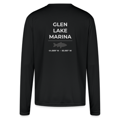 GLEN LAKE MARINA PERFORMANCE LONG SLEEVE - black