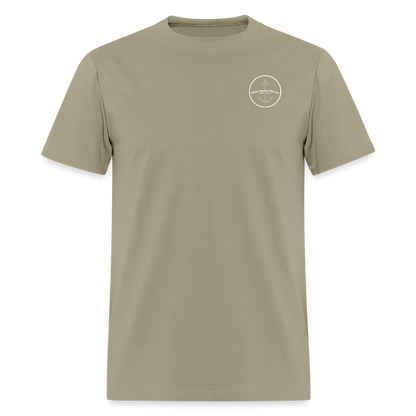Lake Leelanau Marina T-Shirt | Michigan Marina Series - khaki