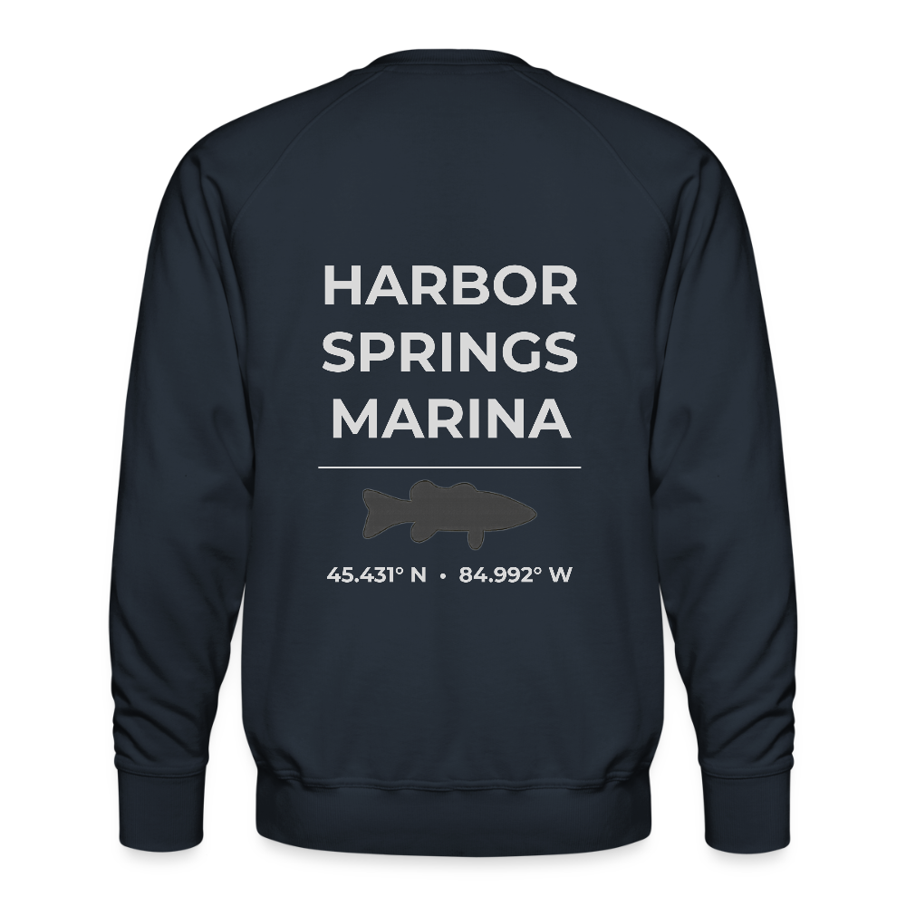 HARBOR SPRINGS MARINA PREMIUM CREW SWEATSHIRT - navy