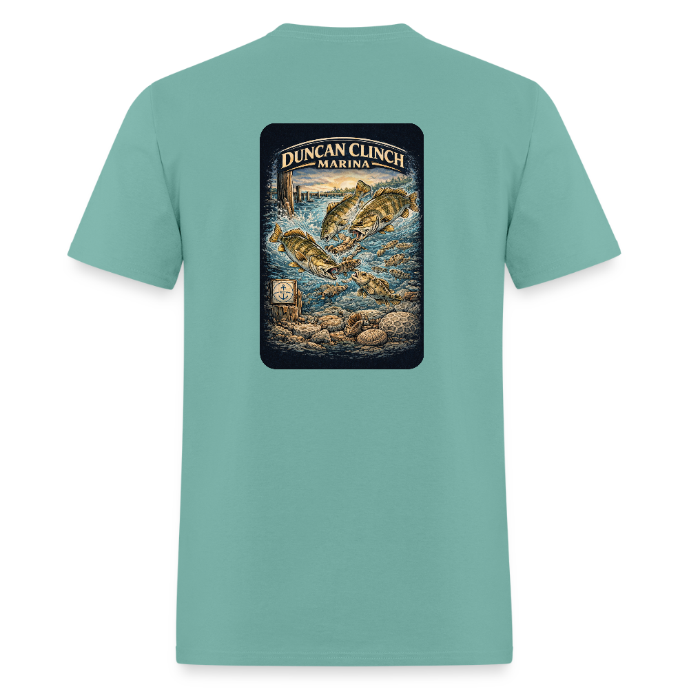 Duncan Clinch Marina T-Shirt | Lake Michigan Coastal Heritage - aquatic