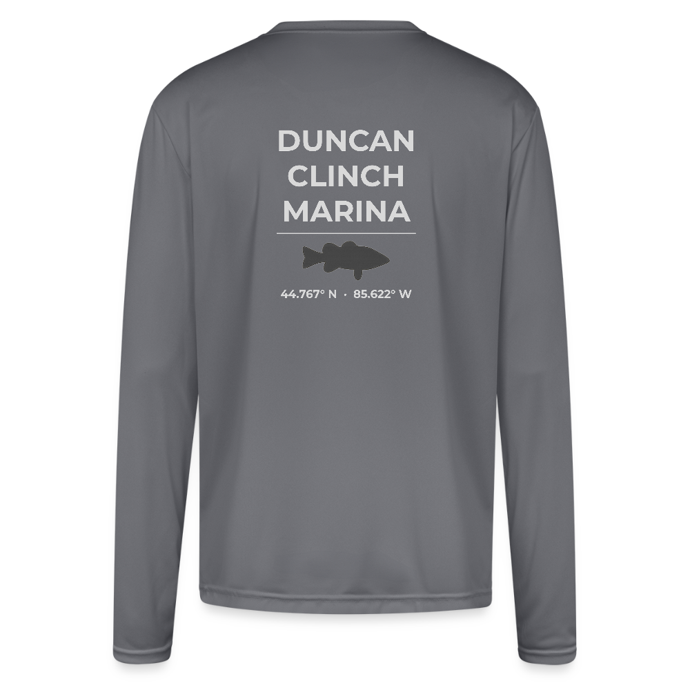 DUNCAN L. CLINCH MARINA PERFORMANCE LONG SLEEVE - gray