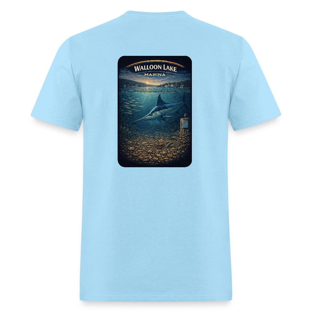 Walloon Lake Marina T-Shirt | Michigan Marina Series - powder blue