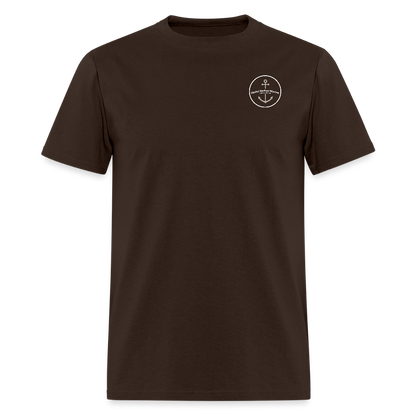 Lake Leelanau Marina T-Shirt | Michigan Marina Series - brown