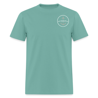 St. Ignace Marina T-Shirt | Michigan Marina Series - aquatic
