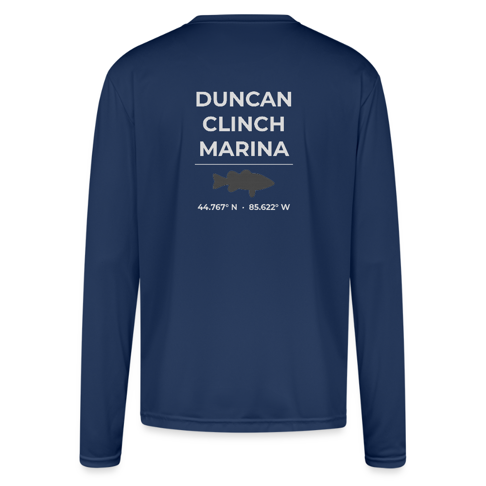 DUNCAN L. CLINCH MARINA PERFORMANCE LONG SLEEVE - navy