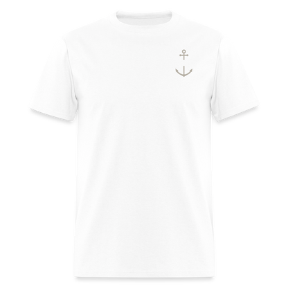 Frankfort Marina T-Shirt | Lake Michigan Coastal Heritage - white