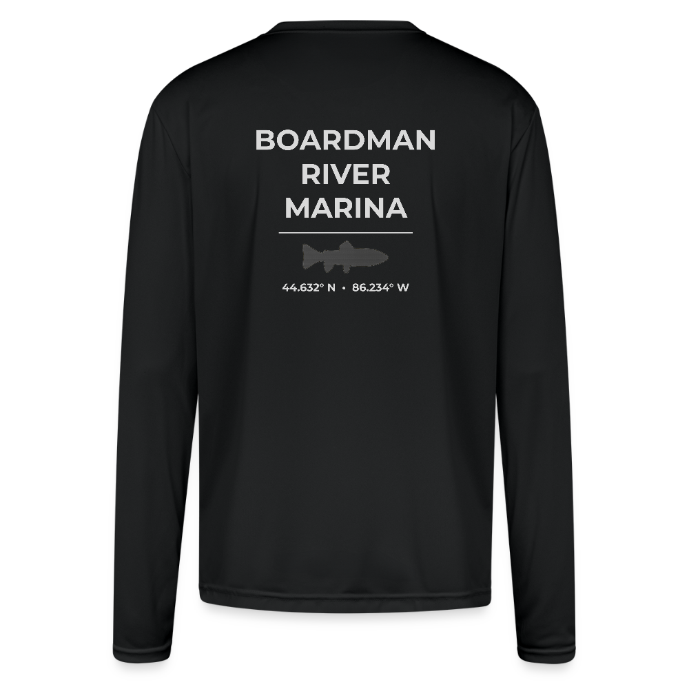 BOARDMAN RIVER MARINA PERFORMANCE LONG SLEEVE - black