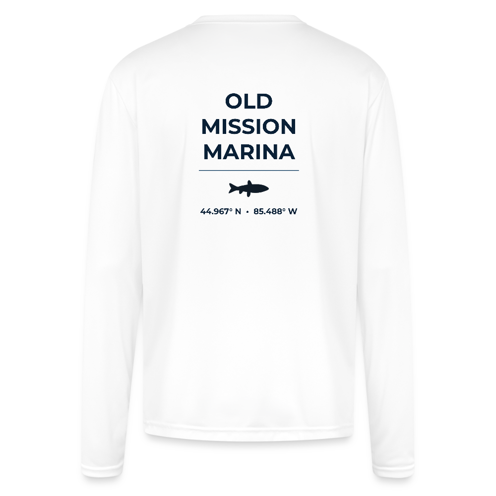 OLD MISSION MARINA PERFORMANCE LONG SLEEVE - white